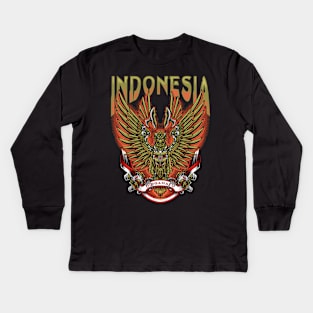 MECHA GARUDA Kids Long Sleeve T-Shirt